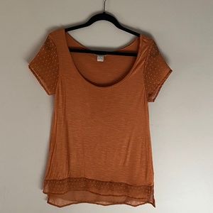 Lucky Brand Copper Colored T Shirt